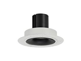 DM202074  Bolor T 9 Tridonic Powered 9W 3000K 840lm 24° CRI>90 LED Engine White/Black Trimless Fixed Recessed Spotlight, IP20